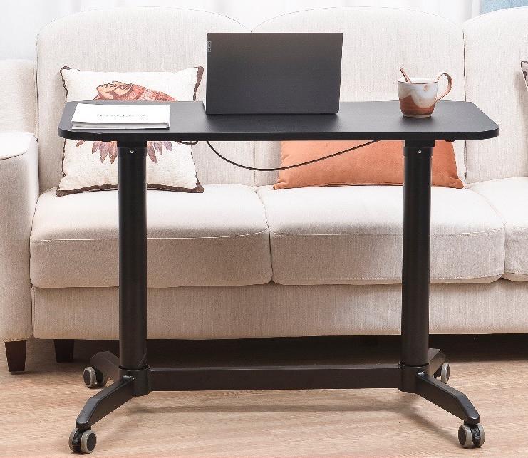 Nice Quality Sit-stand Height Adjustable Smart Desktop Pneumatic Workstation Gas Spring Modern Stand Desk HWD-ZL032