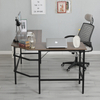L-shaped Wooden Corner Computer Table HWD-CRG-001