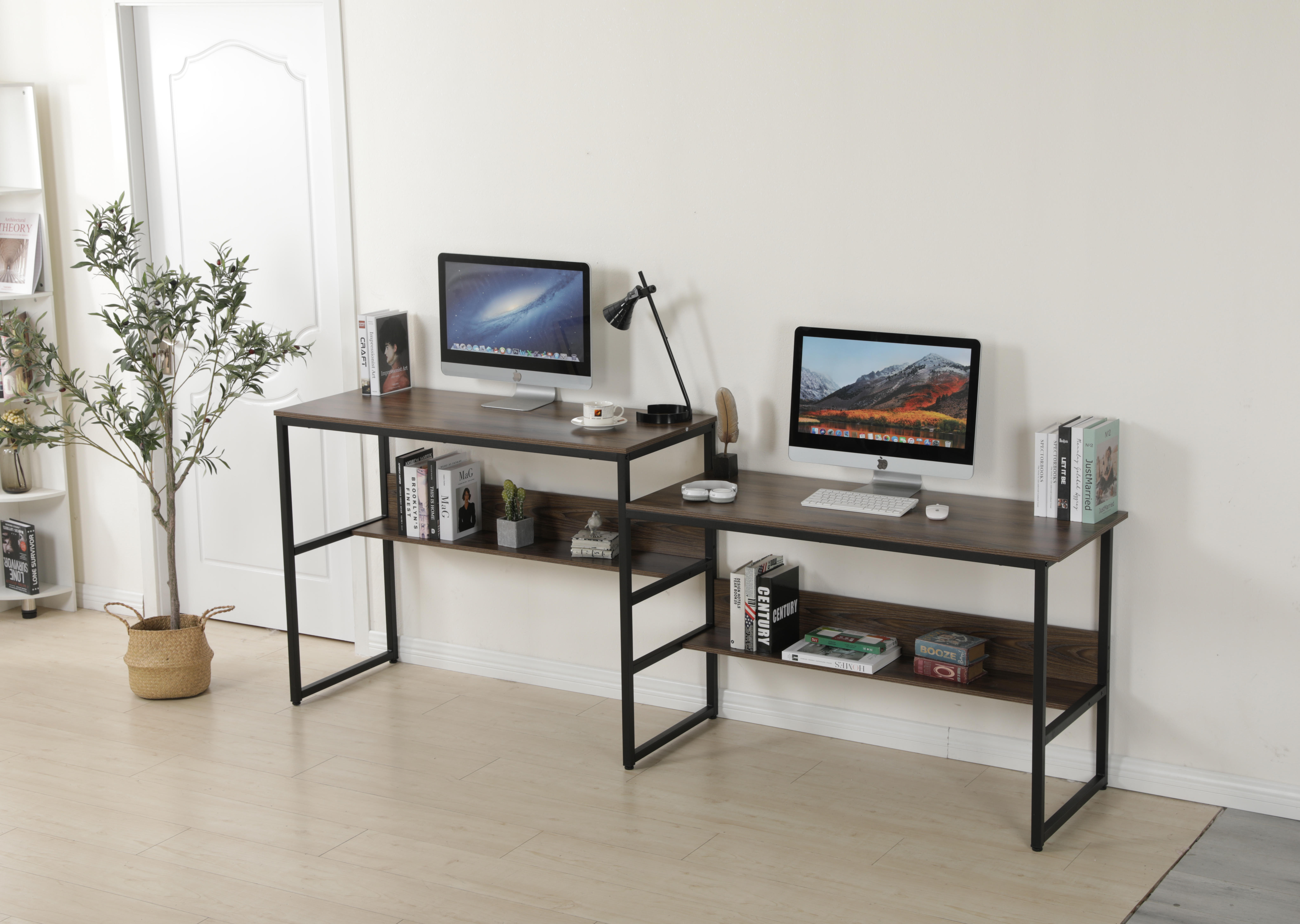 Wooden Standing Computer Table HWD-CRG-003